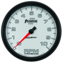 Varvräknare 127mm 10 000 RPM In-Dash PHANTOM II